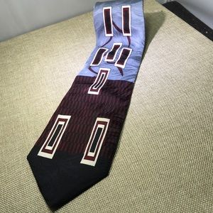 Insignia all silk geometric print Tie